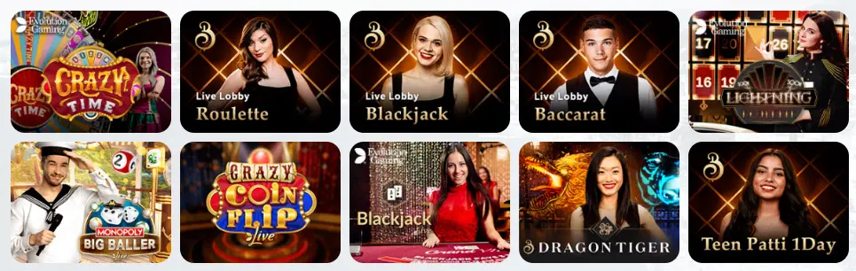 Giochi da casinò live VEGAS DAYS CASINO
