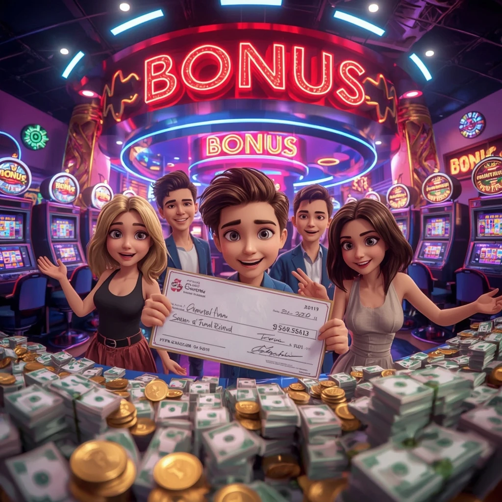 bonus nelle mani di un uomo al Vegas Days Casino